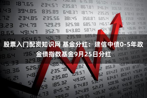 股票入门配资知识网 基金分红：建信中债0-5年政金债指数基金9月25日分红
